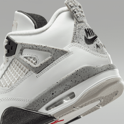 Tenis para niños grandes Air Jordan 4 Retro