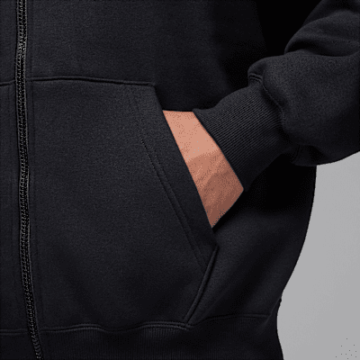 Jordan Brooklyn Fleece oversized hoodie met rits over de hele lengte voor heren