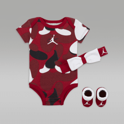 Jordan Outside the Lines 3-Piece Bodysuit Box Set Baby Bodysuit Set ...