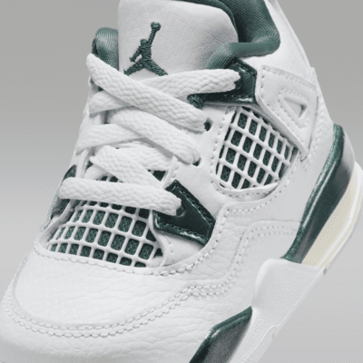 รองเท้าทารก/เด็กวัยหัดเดิน Jordan 4 Retro "Oxidized Green"