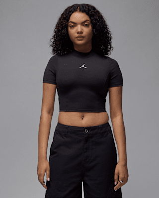 Женские шорты Jordan Short-Sleeve Knit Crop Top