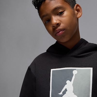 Jordan Essentials Older Kids' Fleece Baseline Pullover Hoodie