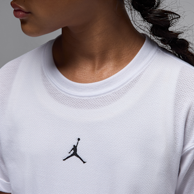 Jordan Sport Dri-FIT Big Kids' Short Sleeve Diamond Top
