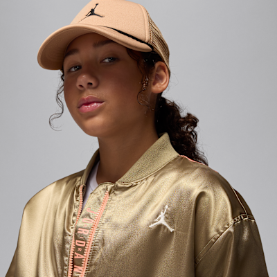 Jordan Older Kids' Colour-Blocked Satin Bomber