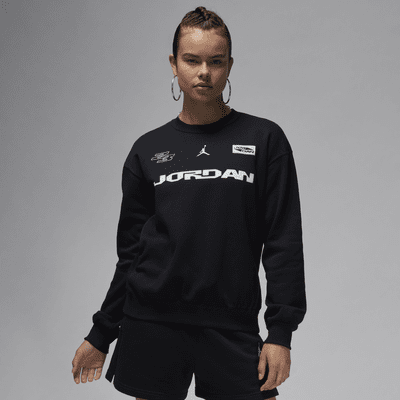 Sweatshirt de gola redonda Jordan Brooklyn Fleece para mulher