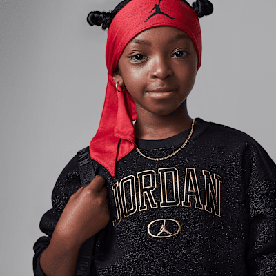 Sudadera de cuello redondo para niños talla pequeña Jordan 1st Baby Blue