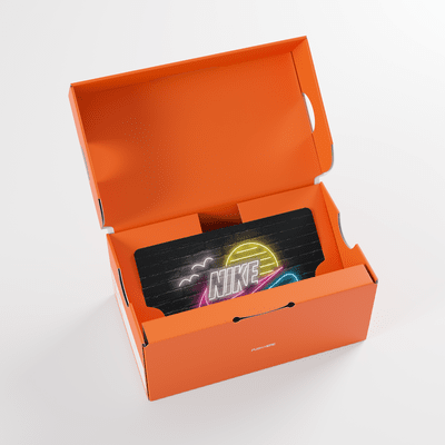 Nike Gift Card Mailed in a Mini Nike Shoebox