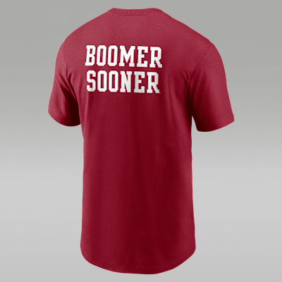 Oklahoma 2-Hit Stacked Men's Nike College T-Shirt