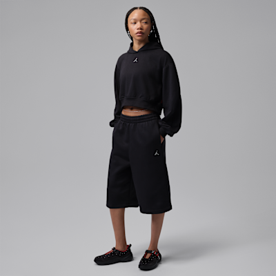 Jordan Brooklyn Fleece Büyük Beden Kadın Şortu görsel 6