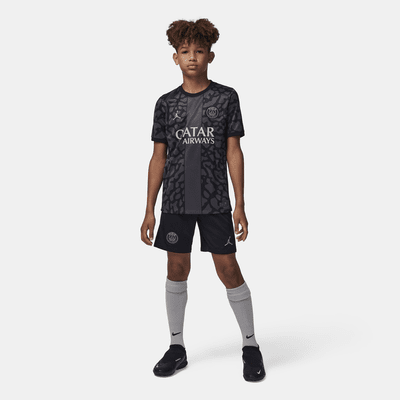 Camisola de futebol Jordan Dri-FIT do terceiro equipamento Stadium Paris Saint-Germain 2023/24 Júnior