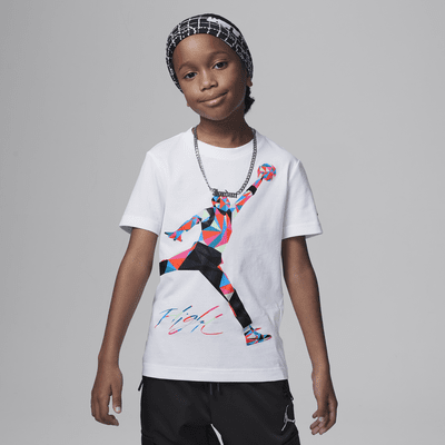 Playera con gráfico para niños talla pequeña Jordan Jumpman Heirloom