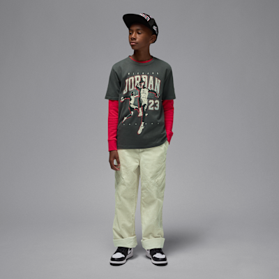 Playera Legend of Flight para niños talla grande Jordan