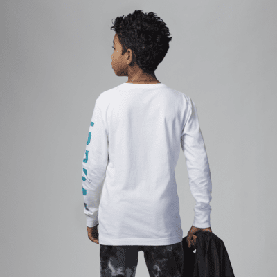 Jordan Big Kids' Back Screen Long Sleeve T-Shirt