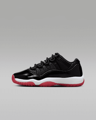 Детские кроссовки Air Jordan 11 Retro Low "Bred" Big Kids'