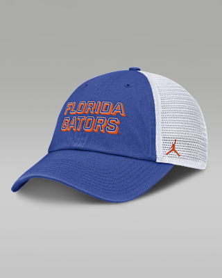 Мужские  Florida On-Field Club Gameday Jordan Brand College Trucker Adjustable Hat