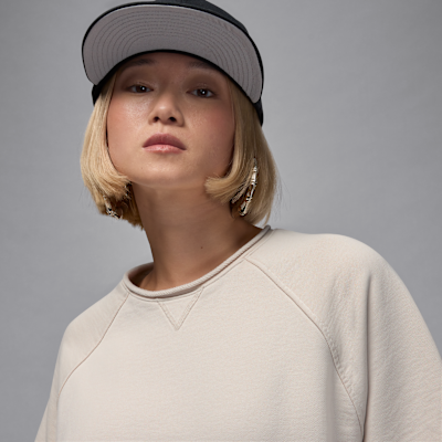 Jordan Flight Fleece 女款寬版短袖毛圈布上衣