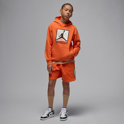 Jordan Essentials Big Kids' Fleece Baseline Pullover Hoodie