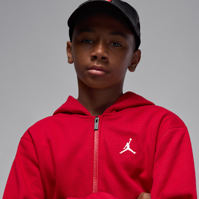 Jordan Brooklyn Fleece Big Kids' Full-Zip Hoodie