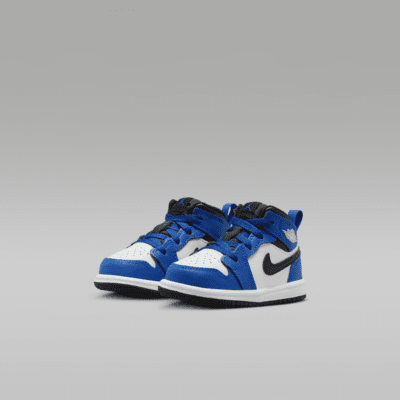 Jordan 1 Mid Schuh für Babys und Kleinkinder