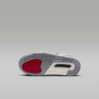 Tenis para niños de preescolar Jordan 3 Retro "Cement Gray"