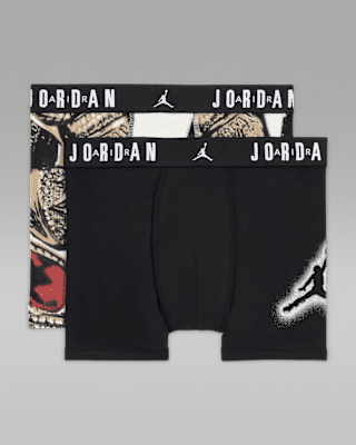 Детские  Jordan Big Kids' Cotton MVP Boxer Briefs (2-Pack)