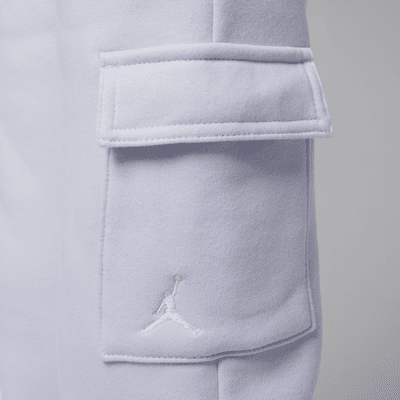 Pants cargo de tejido Fleece para niño talla pequeña Jordan Y2K