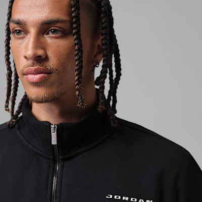 Jordan Flight Fleece Çeyrek Fermuarlı Erkek Üstü görsel 3