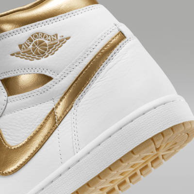 エア ジョーダン 1 レトロ HIGH OG "White and Gold" ウィメンズシューズ