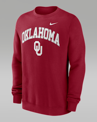 Мужские  Oklahoma Arch Nike College Pullover Crew