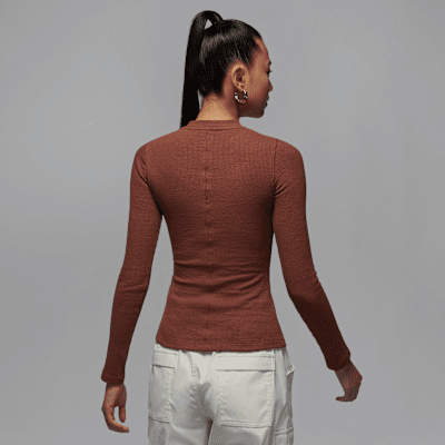 Jordan Women's Long-Sleeve 1/2-Zip Knit Top