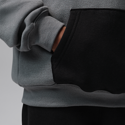 Jordan Brooklyn Fleece belebújós, kapucnis pulóverekből álló kétrészes szett kisgyerekeknek