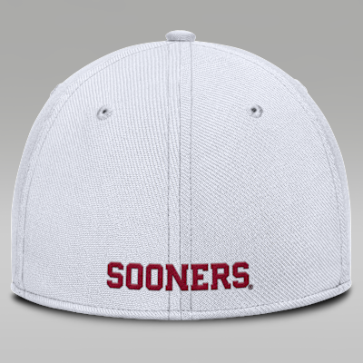 Oklahoma On-Field Rise Swoosh Men's Jordan Brand Dri-FIT College Hat