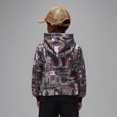 Jordan Little Kids' Brooklyn Printed French Terry Pullover Hoodie