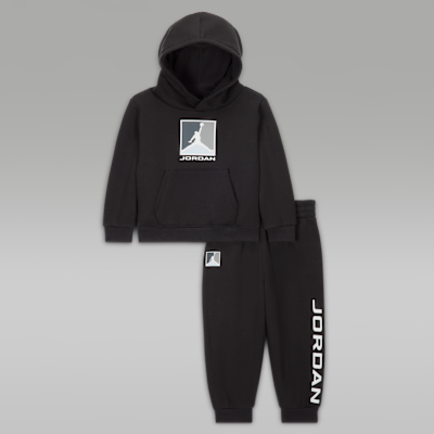 Conjunto de duas peças com hoodie Baseline em lã cardada Jordan Essentials para bebé (12-24 meses)