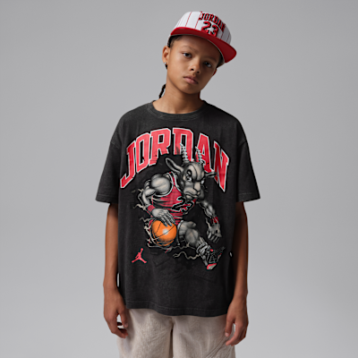 Jordan Big Kids' The Goat T-Shirt from Nike - $38