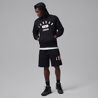 Felpa pullover in fleece con cappuccio London Jordan – Uomo