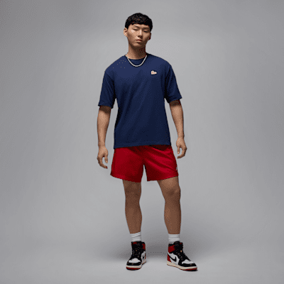 조던 브랜드 남성 스니커즈 패치 티셔츠