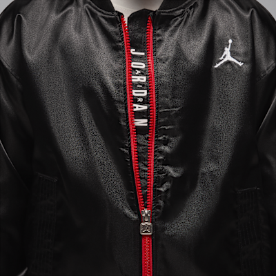 Jordan Older Kids' Colour-Blocked Satin Bomber