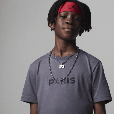 Jordan Paris Saint-Germain Wordmark Tee Big Kids T-Shirt
