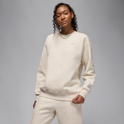 Jordan Flight Fleece sweatshirt met ronde hals voor dames