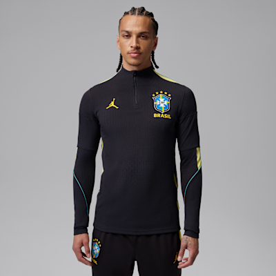 Brazil Strike Elite เสื้อฝึกซ้อมฟุตบอลแบบถักผู้ชาย Jordan Dri-FIT ADV