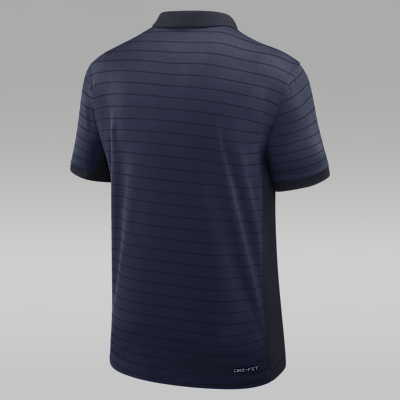 Polo universitario marca Jordan Dri-FIT para hombre Michigan Sideline Victory Stripe