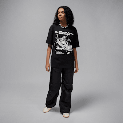Playera con gráfico oversized para mujer Jordan