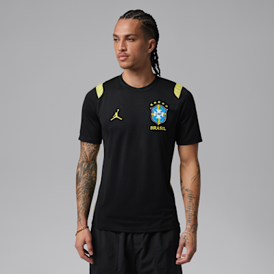 Brazil Academy Pro Men's Jordan Dri-FIT Soccer Short-Sleeve Knit Top