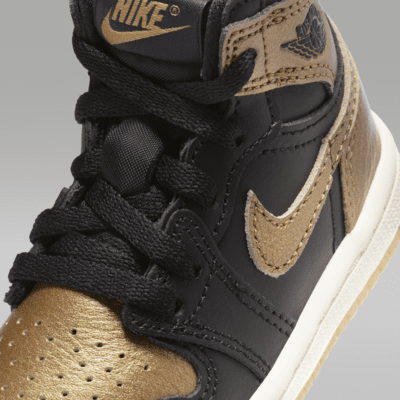 Jordan 1 Retro High OG "Black and Gold" Baby/Toddler Shoes