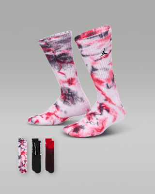 Детские носки Jordan Essentials Big Kids' Poolside Crew Socks (3 Pairs)