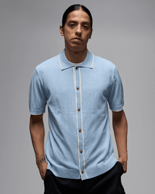 Мужские  Jordan Sport ​Men’s Knit Button-Down Golf Top