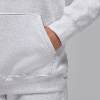 Sudadera sin cierre con gorro forrado de satén para mujer Jordan Flight Fleece