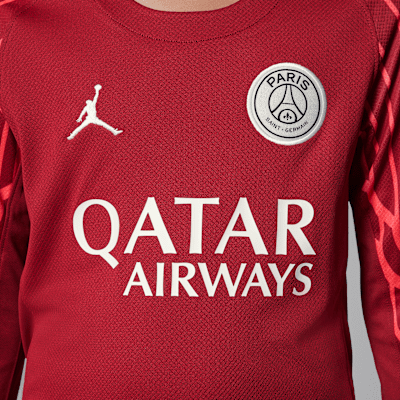 Paris Saint-Germain 2025 Stadium Goalkeeper Fourth Older Kids' Jordan Dri-FIT Football Replica Long-Sleeve Shirt