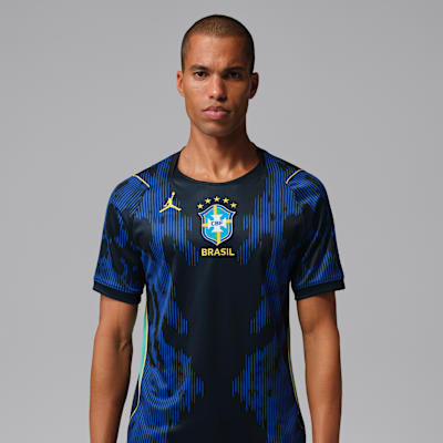 Brazil 2026 Stadium Away Men's Jordan Dri-FIT Soccer Replica Jersey from Nike - $100
